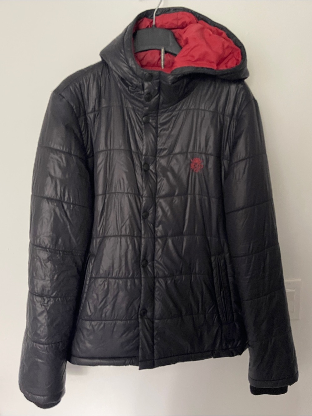 Buffalo David Bitton Men’s Puffer Jacket Black Size M Medium Great Condition